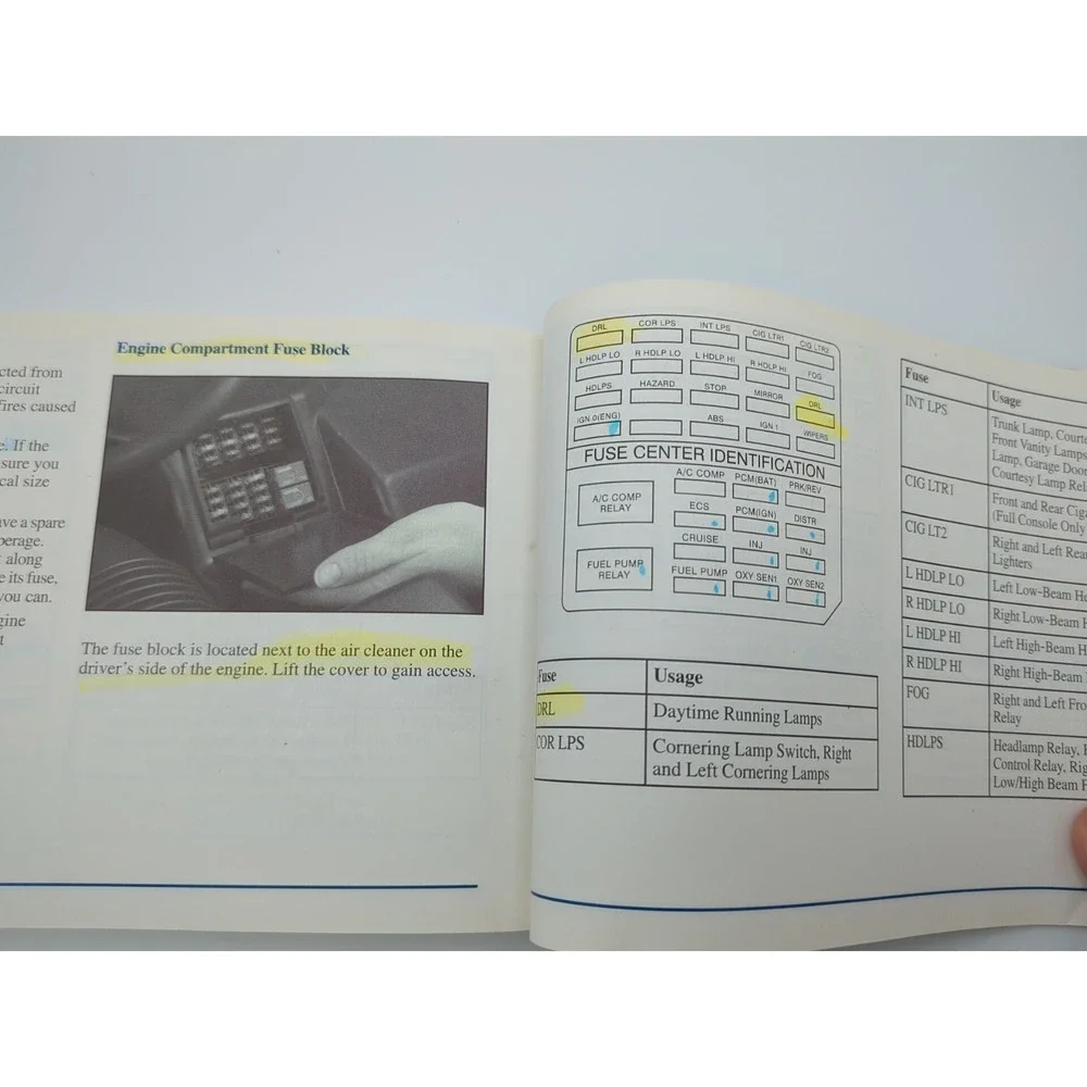 Cadillac 1997 Eldorado Chilton's Manual‎ & 97 Eldorado OEM Original Owner Manual